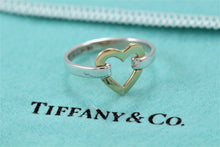 Load image into Gallery viewer, Tiffany &amp; Co. 18K Gold &amp; Silver Heart Ring
