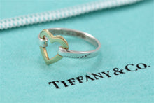 Load image into Gallery viewer, Tiffany &amp; Co. 18K Gold &amp; Silver Heart Ring
