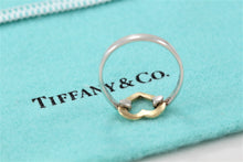 Load image into Gallery viewer, Tiffany &amp; Co. 18K Gold &amp; Silver Heart Ring
