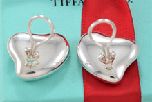 Load image into Gallery viewer, Tiffany &amp; Co. Elsa Peretti Silver Full Heart Large Clip on Earrings
