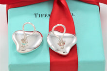 Load image into Gallery viewer, Tiffany &amp; Co. Elsa Peretti Silver Full Heart Large Clip on Earrings
