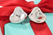 Load image into Gallery viewer, Tiffany &amp; Co. Elsa Peretti Silver Full Heart Large Clip on Earrings
