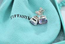 Load image into Gallery viewer, Tiffany &amp; Co. Silver Sparkler Amethyst Stud Earrings

