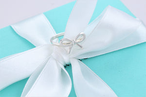 Tiffany & Co. Silver Ribbon Bow Ring