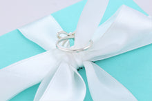 Load image into Gallery viewer, Tiffany &amp; Co. Silver Ribbon Bow Ring
