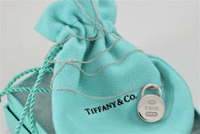 Load image into Gallery viewer, Tiffany &amp; Co. 1837 Silver Round Circle Padlock Pendant 16&quot; Necklace
