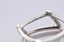 Load image into Gallery viewer, Tiffany &amp; Co. Silver Frank Gehry Open Torque Square Ring

