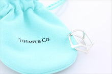 Load image into Gallery viewer, Tiffany &amp; Co. Silver Frank Gehry Open Torque Square Ring
