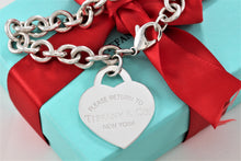 Load image into Gallery viewer, Return To Tiffany &amp; Co. Silver Extra Large Heart Charm Bracelet
