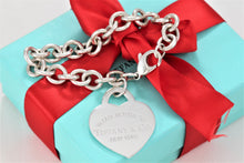 Load image into Gallery viewer, Return To Tiffany &amp; Co. Silver Extra Large Heart Charm Bracelet
