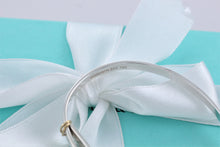 Load image into Gallery viewer, Tiffany &amp; Co. 18K Gold &amp; Silver Double Circle Hook Bangle Bracelet
