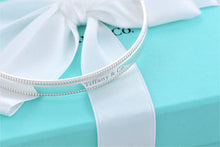 Load image into Gallery viewer, Tiffany &amp; Co. Silver Yours &#39;&#39;Tiffany &amp; Co.&#39;&#39; Beaded Edge Bangle Bracelet
