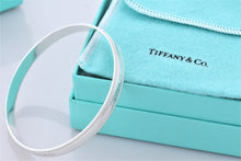 Load image into Gallery viewer, Tiffany &amp; Co. Silver Yours &#39;&#39;Tiffany &amp; Co.&#39;&#39; Beaded Edge Bangle Bracelet
