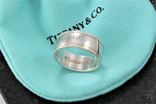 Load image into Gallery viewer, Tiffany &amp; Co. Silver Yours &quot;Tiffany &amp; Co.&quot; Beaded Edge Ring
