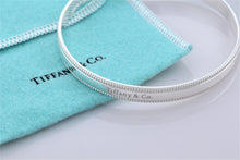 Load image into Gallery viewer, Tiffany &amp; Co. Silver Yours &#39;&#39;Tiffany &amp; Co.&#39;&#39; Beaded Edge Bangle Bracelet

