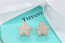 Load image into Gallery viewer, Tiffany &amp; Co. Nature Silver Bumpy Starfish Stud Earrings
