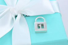 Load image into Gallery viewer, Tiffany &amp; Co. Silver Number &quot;1&quot; Padlock Pendant
