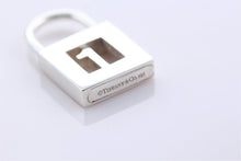 Load image into Gallery viewer, Tiffany &amp; Co. Silver Number &quot;1&quot; Padlock Pendant

