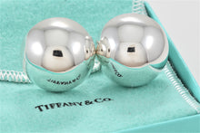 Load image into Gallery viewer, Tiffany &amp; Co. Silver Round Dome Clip-on Earrings
