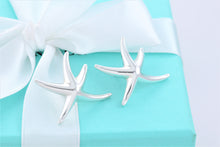 Load image into Gallery viewer, Tiffany &amp; Co. Elsa Peretti Silver Large Starfish Stud Earrings
