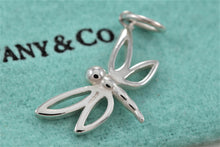 Load image into Gallery viewer, Tiffany &amp; Co. Nature Silver Small Dragonfly Charm Pendant
