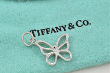Load image into Gallery viewer, Tiffany &amp; Co. Silver Nature Butterfly Small Charm Pendant
