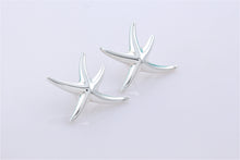 Load image into Gallery viewer, Tiffany &amp; Co. Elsa Peretti Silver Large Starfish Stud Earrings
