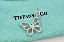 Load image into Gallery viewer, Tiffany &amp; Co. Silver Nature Butterfly Small Charm Pendant
