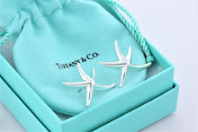 Load image into Gallery viewer, Tiffany &amp; Co. Elsa Peretti Silver Large Starfish Stud Earrings
