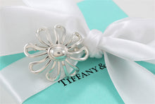 Load image into Gallery viewer, Tiffany &amp; Co. Paloma Picasso Silver Daisy Flower Brooch Pin
