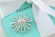 Load image into Gallery viewer, Tiffany &amp; Co. Paloma Picasso Silver Daisy Flower Brooch Pin
