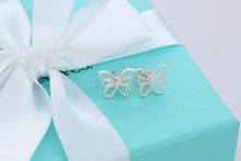 Load image into Gallery viewer, Tiffany &amp; Co. Nature Silver Small Butterfly Earrings
