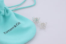 Load image into Gallery viewer, Tiffany &amp; Co. Nature Silver Small Butterfly Earrings
