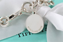 Load image into Gallery viewer, Tiffany &amp; Co. Silver Lexicon Round Giftbox Charm Bracelet
