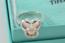 Load image into Gallery viewer, Tiffany &amp; Co. Silver Puffy Heart Door Knocker Ring
