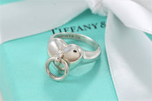 Load image into Gallery viewer, Tiffany &amp; Co. Silver Puffy Heart Door Knocker Ring
