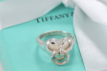 Load image into Gallery viewer, Tiffany &amp; Co. Silver Puffy Heart Door Knocker Ring
