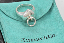 Load image into Gallery viewer, Tiffany &amp; Co. Silver Puffy Heart Door Knocker Ring
