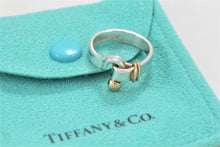 Load image into Gallery viewer, Tiffany &amp; Co. Gold &amp; Silver Hook &amp; Eye Ring Vintage Version 2
