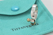 Load image into Gallery viewer, Tiffany &amp; Co. Gold &amp; Silver Hook &amp; Eye Ring Vintage Version 2
