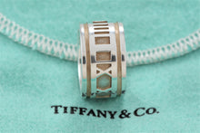 Load image into Gallery viewer, Tiffany &amp; Co. Atlas Roman Silver Numerals Wide Band Ring
