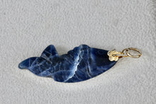 Load image into Gallery viewer, Lapis Lazuli Carved Fish Pendant
