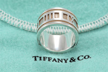 Load image into Gallery viewer, Tiffany &amp; Co. Atlas Roman Silver Numerals Wide Band Ring
