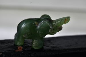 Small Jade Carved Elephant