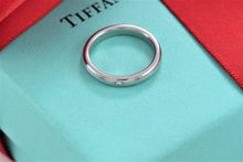 Load image into Gallery viewer, Tiffany &amp; Co. Elsa Peretti Platinum Diamond Band Stacking Ring
