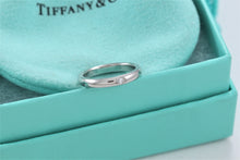 Load image into Gallery viewer, Tiffany &amp; Co. Elsa Peretti Platinum Diamond Band Stacking Ring
