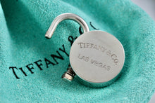 Load image into Gallery viewer, Tiffany &amp; Co. Silver Las Vegas Round Padlock Pendant
