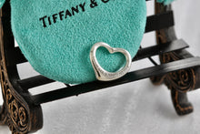 Load image into Gallery viewer, Tiffany &amp; Co. Elsa Peretti Silver Small Open Heart 16mm Pendant
