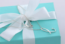 Load image into Gallery viewer, Tiffany &amp; Co. Elsa Peretti Silver Alphabet Letter &quot;B&quot; Pendant Necklace
