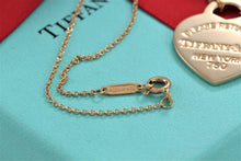 Load image into Gallery viewer, Return To Tiffany &amp; Co. 18K Gold Heart Charm Mini Key Pendant Necklace
